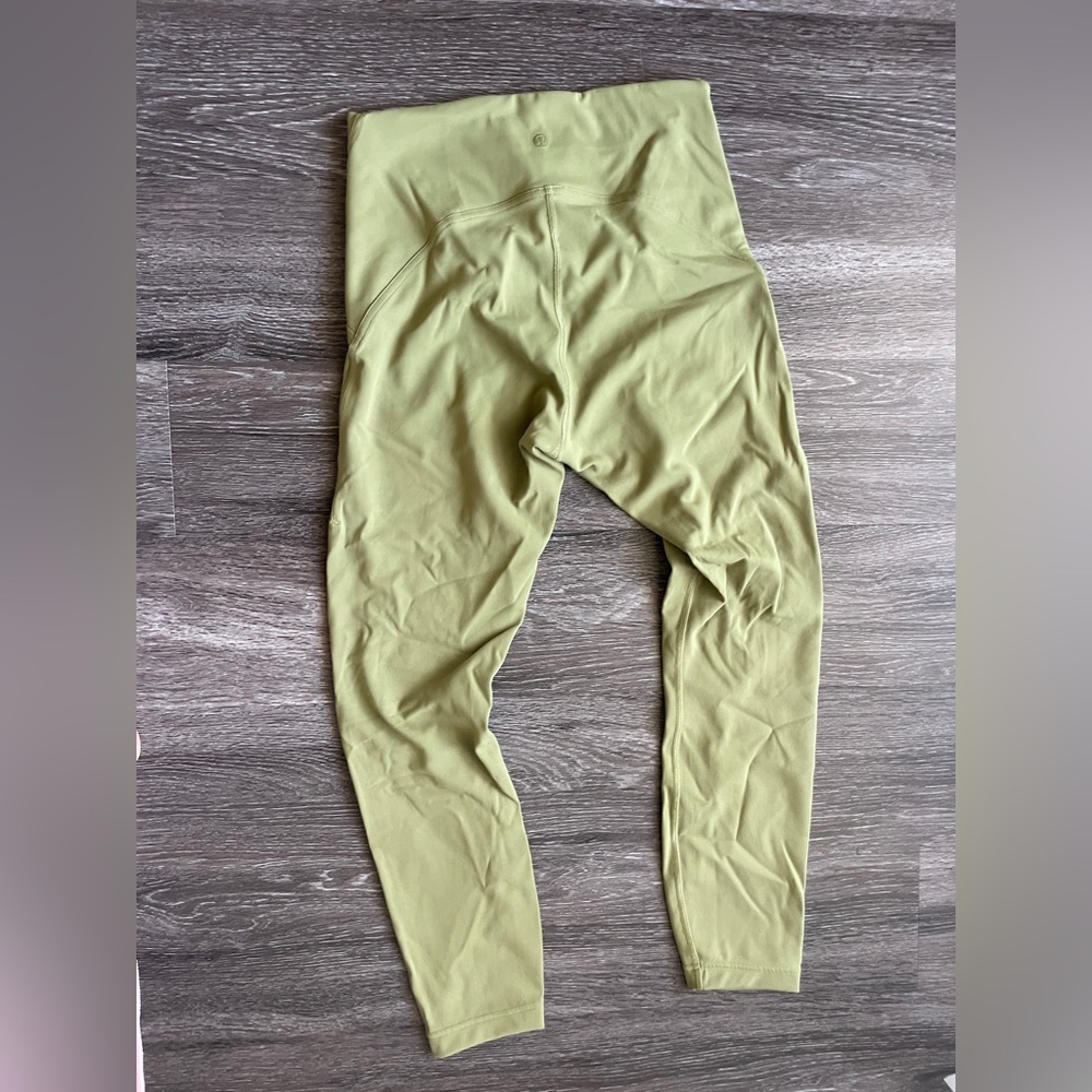 Dark green lululemon leggings size 8
